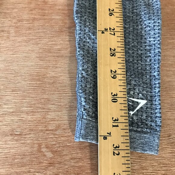 Gymshark Vital Seamless 2.0 Leggings Women S Gray Mid Rise Athleisure Stretch - Picture 5 of 12